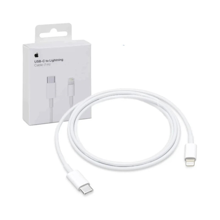 کابل تبدیل USB-C به لایتنینگ اپل طول 1 متر رو کارتونی اورجینال