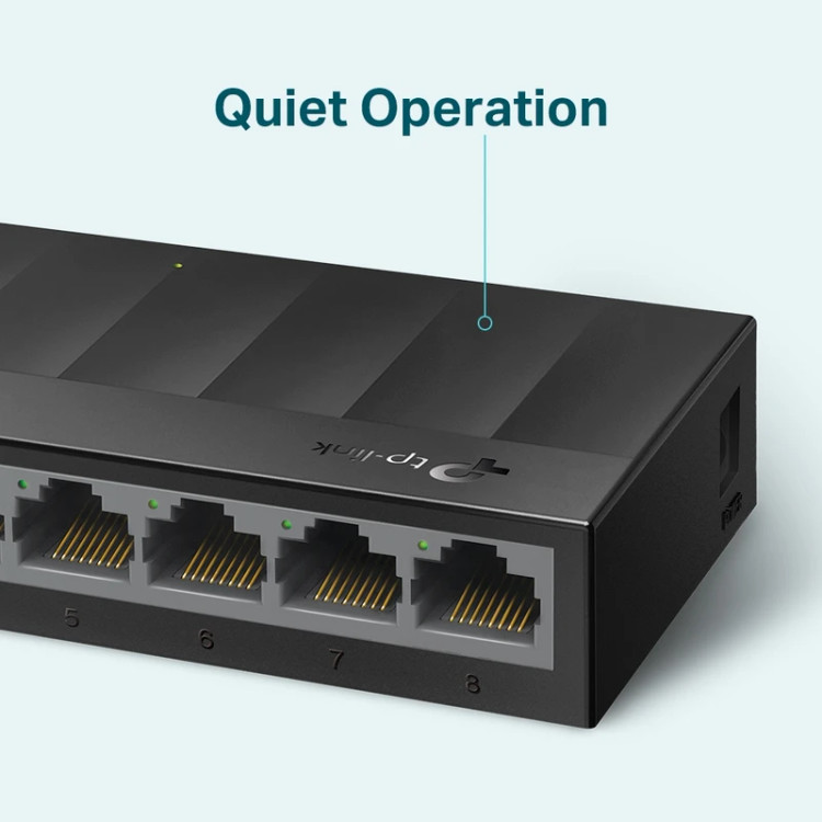 سوییچ 8 پورت گیگابیتی و دسکتاپ تی پی-لینک مدل LS1008G