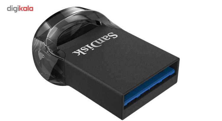 فلش مموری 128 گیگابایت سن دیسک مدل Ultra Fit، دارای رابط USB 3.1، سرعت استاندارد انتقال اطلاعات 10 گیگابیت بر ثانیه