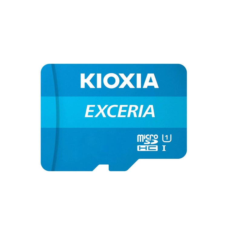 کارت حافظه microSDHC کیوکسیا مدل EXCERIA کلاس 10 استاندارد UHS-I U1 سرعت 100MBps ظرفیت 32 گیگابایت به همراه آداپتور SD