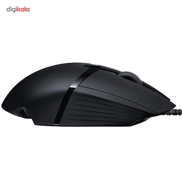ماوس گیمینگ باسیم لاجیتک مدل G402 Hyperion Fury با حسگر اپتیکال، دارای 8 کلید با قابلیت برنامهریزی، دارای نمایشگر وضعیت باتری و چراغ LED، رابط USB، دقت 4000 DPI