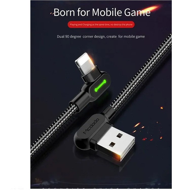 کابل تبدیل USB به لایتنینگ مک دودو مدل CA-467 طول 1.2 متر