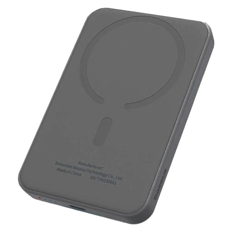 پاوربانک بیسوس مدل Magnetic Mini WIRELESS FAST PPCXM05 ظرفیت 5000 میلی آمپر ساعت